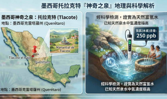 世界三大奇蹟之泉-証實富含大量氫氣